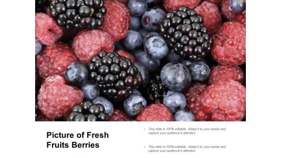 Picture Of Fresh Fruits Berries Ppt PowerPoint Presentation Slides Structure