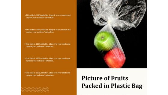 Picture Of Fruits Packed In Plastic Bag Ppt PowerPoint Presentation Layouts Graphic Images PDF