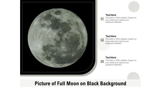 Picture Of Full Moon On Black Background Ppt PowerPoint Presentation File Styles PDF
