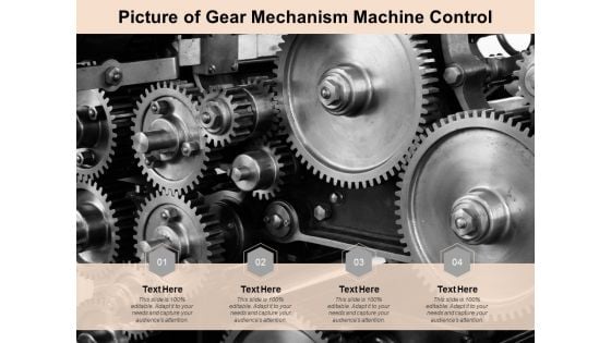 Picture Of Gear Mechanism Machine Control Ppt PowerPoint Presentation Icon Graphics Pictures