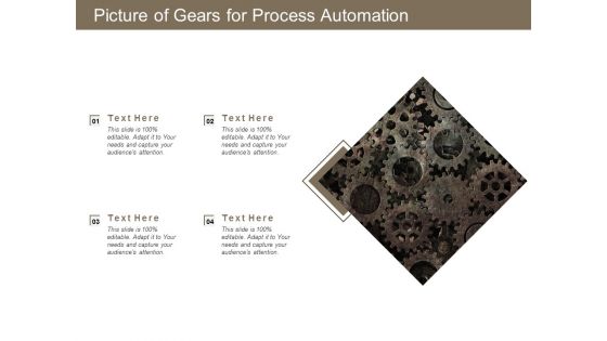 Picture Of Gears For Process Automation Ppt PowerPoint Presentation Pictures Example File