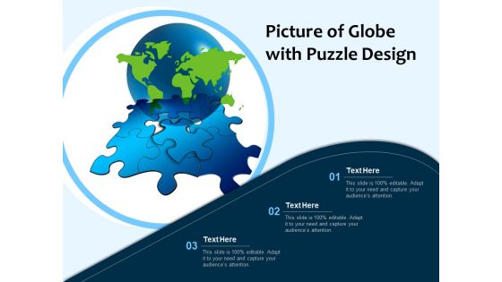 Picture Of Globe With Puzzle Design Ppt PowerPoint Presentation Infographics Visual Aids PDF