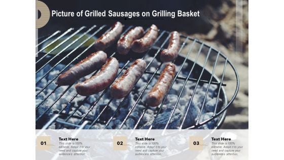 Picture Of Grilled Sausages On Grilling Basket Ppt Powerpoint Presentation Styles Inspiration Pdf