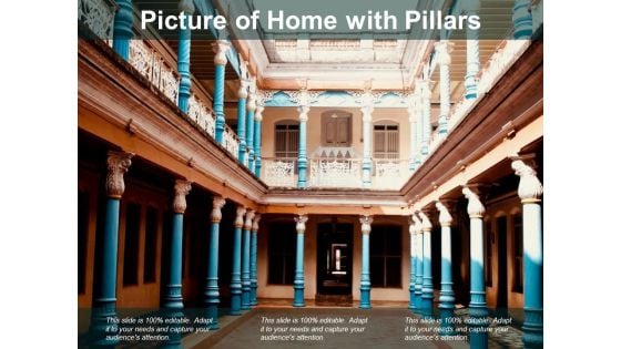 Picture Of Home With Pillars Ppt PowerPoint Presentation Outline Design Templates