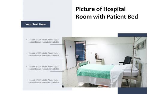 Picture Of Hospital Room With Patient Bed Ppt PowerPoint Presentation Visual Aids Professional PDF