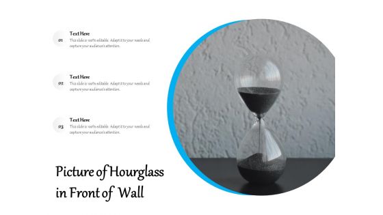 Picture Of Hourglass In Front Of Wall Ppt PowerPoint Presentation Gallery Graphics Design PDF