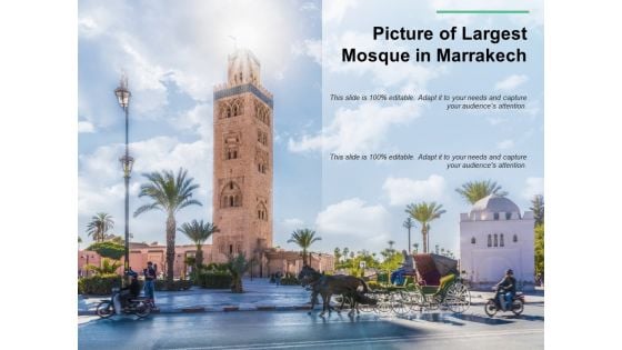 Picture Of Largest Mosque In Marrakech Ppt PowerPoint Presentation Professional Designs