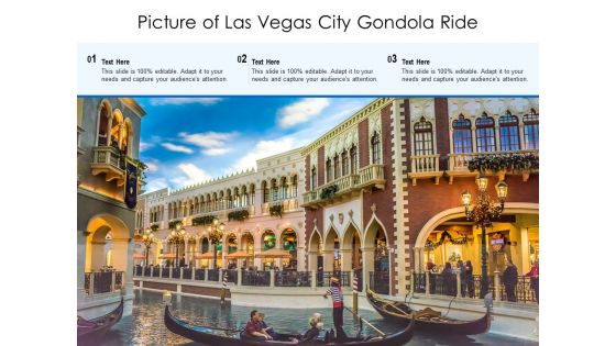 Picture Of Las Vegas City Gondola Ride Ppt PowerPoint Presentation Infographics Graphic Images PDF