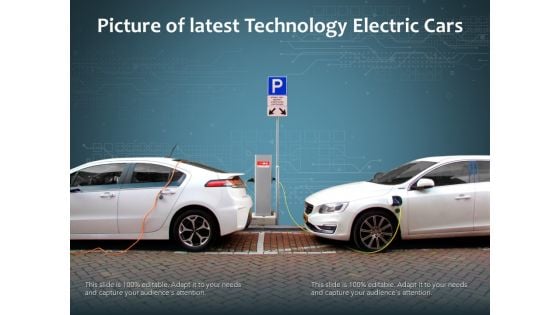 Picture Of Latest Technology Electric Cars Ppt PowerPoint Presentation Summary Files