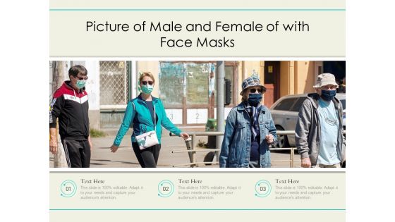 Picture Of Male And Female Of With Face Masks Ppt PowerPoint Presentation Icon Graphic Images PDF