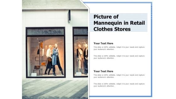 Picture Of Mannequin In Retail Clothes Stores Ppt PowerPoint Presentation Icon Graphics PDF