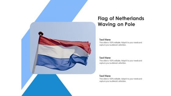 Picture Of Netherlands Flag Of Waving On Pole Ppt PowerPoint Presentation Gallery Deck PDF