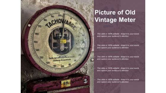 Picture Of Old Vintage Meter Ppt PowerPoint Presentation Infographic Template Sample