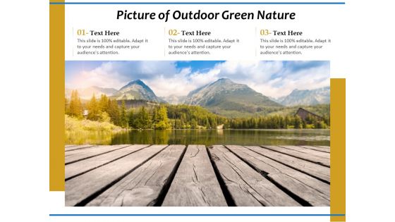 Picture Of Outdoor Green Nature Ppt PowerPoint Presentation Infographics Outline PDF