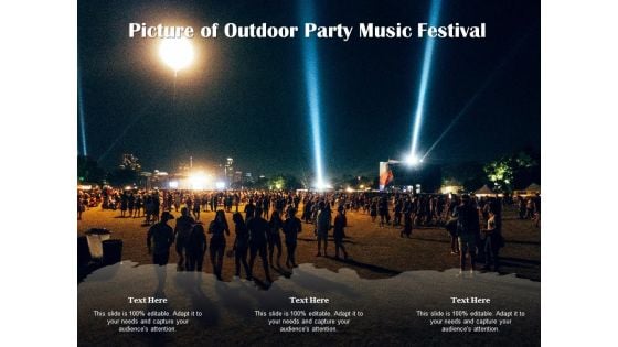 Picture Of Outdoor Party Music Festival Ppt PowerPoint Presentation Layouts Example PDF