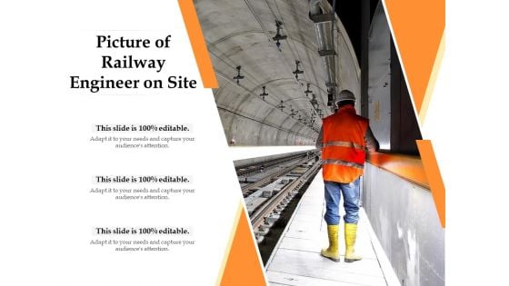 Picture Of Railway Engineer On Site Ppt PowerPoint Presentation Show Graphics PDF