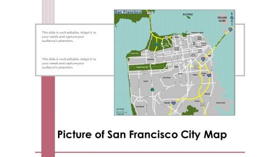 Picture Of San Francisco City Map Ppt PowerPoint Presentation Model Graphic Images PDF