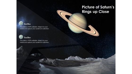 Picture Of Saturns Rings Up Close Ppt PowerPoint Presentation Professional Layout PDF