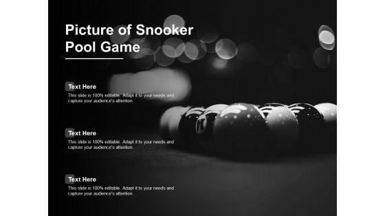 Picture Of Snooker Pool Game Ppt PowerPoint Presentation Show Structure Cpb
