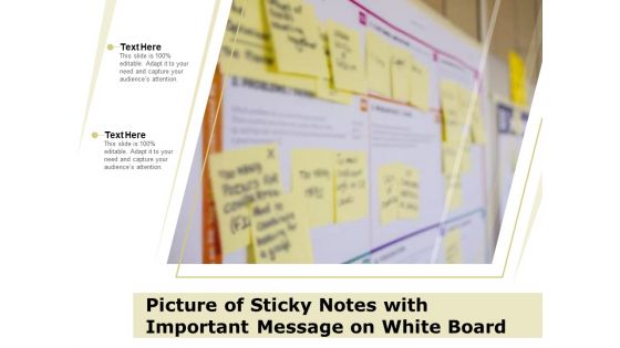 Picture Of Sticky Notes With Important Message On White Board Ppt PowerPoint Presentation Summary Designs Download PDF