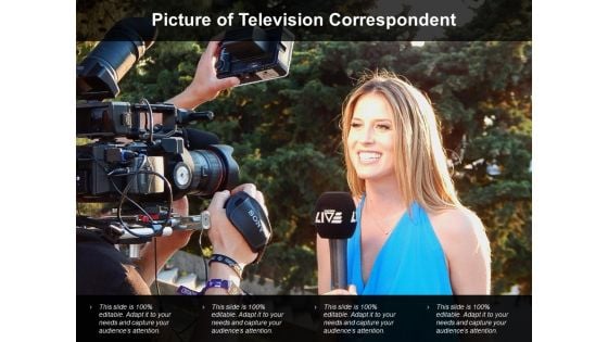 Picture Of Television Correspondent Ppt PowerPoint Presentation Layouts Mockup