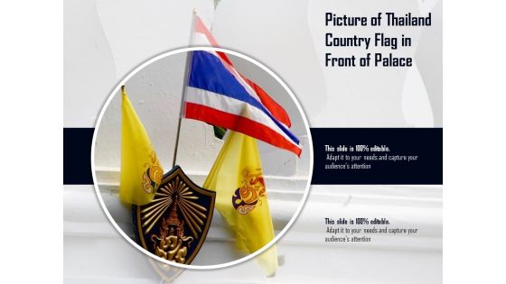 Picture Of Thailand Country Flag In Front Of Palace Ppt PowerPoint Presentation File Outfit PDF