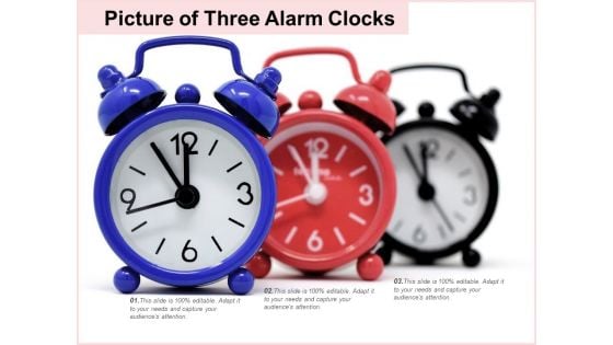 Picture Of Three Alarm Clocks Ppt PowerPoint Presentation Slides Infographic Template