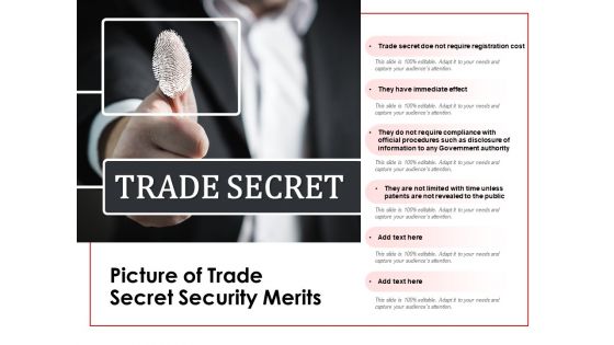 Picture Of Trade Secret Security Merits Ppt PowerPoint Presentation Model Shapes PDF Picture Of Trade Secret Security Merits Ppt PowerPoint Presentation Model Shapes PDF