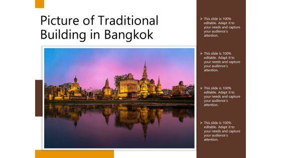 Picture Of Traditional Building In Bangkok Ppt PowerPoint Presentation Gallery Show PDF