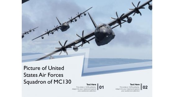 Picture Of United States Air Forces Squadron Of MC130 Ppt PowerPoint Presentation File Infographics PDF