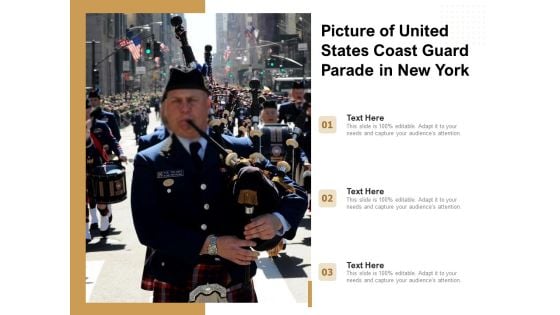 Picture Of United States Coast Guard Parade In New York Ppt PowerPoint Presentation Ideas Demonstration PDF