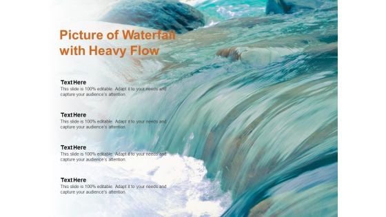 Picture Of Waterfall With Heavy Flow Ppt PowerPoint Presentation Inspiration Tips