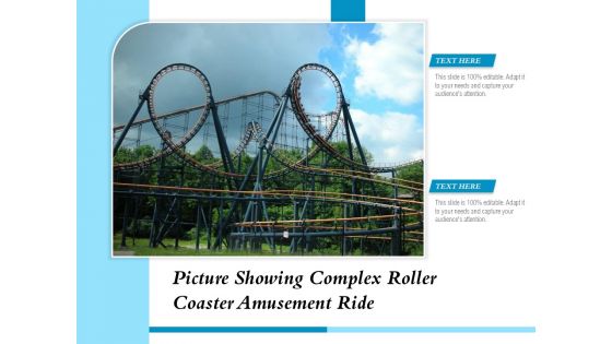 Picture Showing Complex Roller Coaster Amusement Ride Ppt PowerPoint Presentation Gallery Show PDF