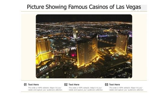 Picture Showing Famous Casinos Of Las Vegas Ppt PowerPoint Presentation File Vector PDF