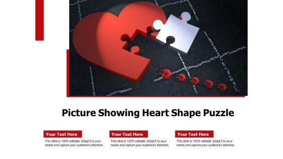 Picture Showing Heart Shape Puzzle Ppt PowerPoint Presentation Model Portrait PDF