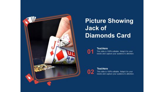 Picture Showing Jack Of Diamonds Card Ppt PowerPoint Presentation Visuals PDF