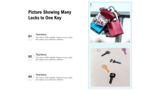 Picture Showing Many Locks To One Key Ppt PowerPoint Presentation Gallery Layout Ideas PDF