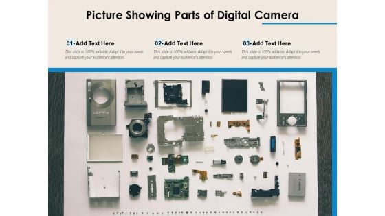 Picture Showing Parts Of Digital Camera Ppt PowerPoint Presentation File Guide PDF