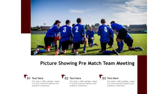 Picture Showing Pre Match Team Meeting Ppt PowerPoint Presentation File Example Topics PDF