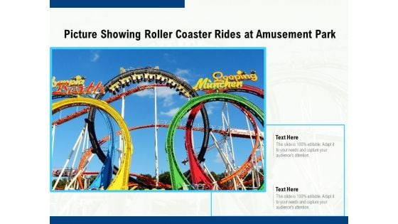 Picture Showing Roller Coaster Rides At Amusement Park Ppt PowerPoint Presentation File Diagrams PDF