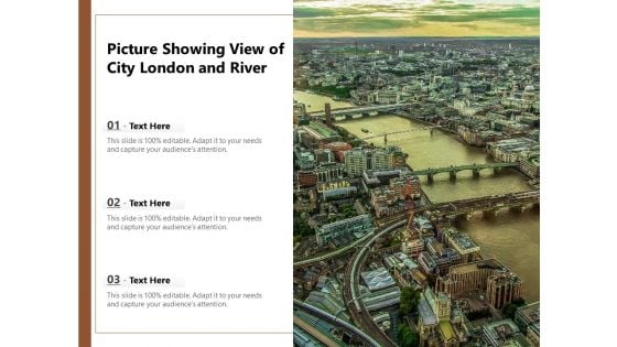 Picture Showing View Of City London And River Ppt PowerPoint Presentation Icon Show PDF