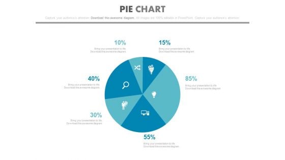 Pie Chart For Financial Planning And Evaluation Powerpoint Slides