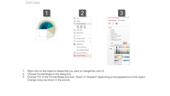 Pie Chart With Icons For Business Analysis Powerpoint Slides