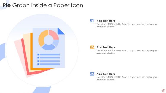 Pie Graph Icon Ppt PowerPoint Presentation Complete Deck With Slides