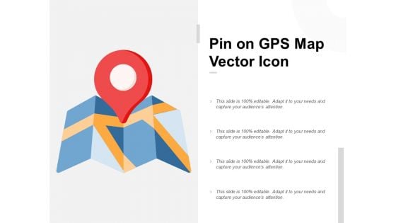 Pin On GPS Map Vector Icon Ppt PowerPoint Presentation Visual Aids Show