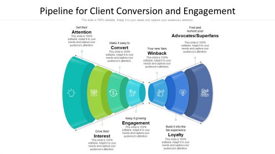 Pipeline For Client Conversion And Engagement Ppt PowerPoint Presentation Gallery Icons PDF