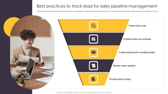 Pipeline Management To Evaluate Best Practices To Track Lead For Sales Pipeline Topics PDF