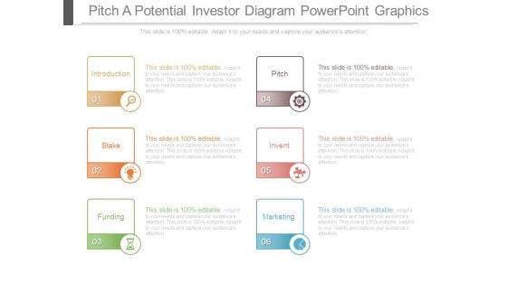 Pitch A Potential Investor Diagram Powerpoint Graphics