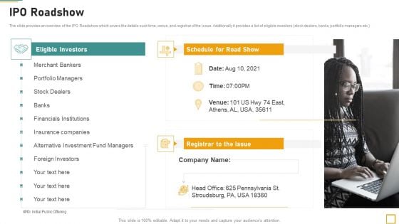 Pitch Book For Investor Funding Contract IPO Roadshow Microsoft PDF