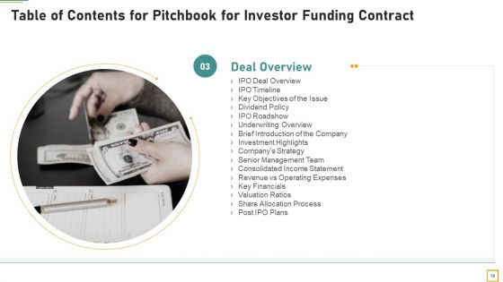 Pitch Book For Investor Funding Contract Inspiration PDF